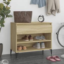 vidaXL Sonoma Beige Shoe Rack