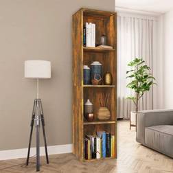 vidaXL Libreria/Mobile TV Rovere Fumo 36x30x143 cm Legno Multistrato Cod MXL 18187 Scaffale per libri