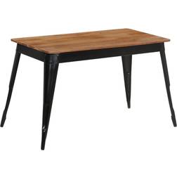 vidaXL Solid 120 x 60 x 76 cm Dining Table 60x120cm