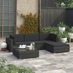 vidaXL hynder polyrattan Loungesæt