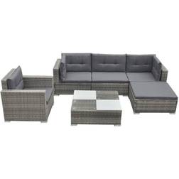 vidaXL 6 Piece Garden Outdoor Lounge Set