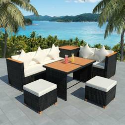 vidaXL 7 Piece Garden Lounge-Set