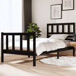 vidaXL Bed Frame Black