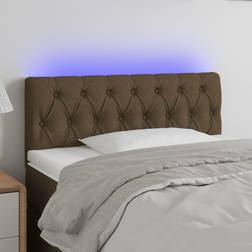 vidaXL LED-lys stof Sengegavl
