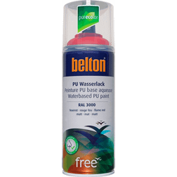 Belton mat 400ml RAL3000 332404 vandbaseret Lakmaling Rød 0.4L