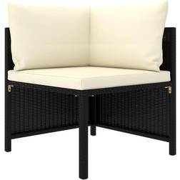 vidaXL hjørnesæde hynder polyrattan Modulsofa