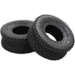 vidaXL Kottikärryn Rengas- Ja Sisäkumisarja 15x6.00-6 4PR