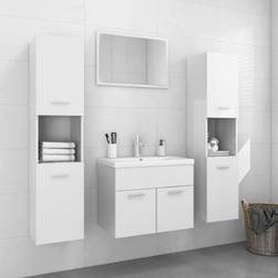 vidaXL Bathroom Set High Gloss