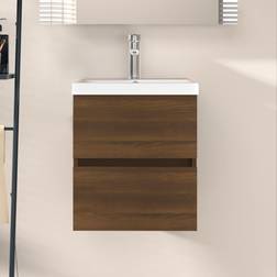 vidaXL brown oak Sink