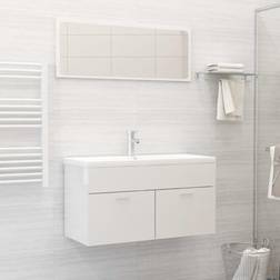 vidaXL Bathroom Set High Gloss