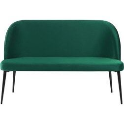 Beliani De Cocina Tapizado En Tela De Terciopelo Verde Osby Sofá