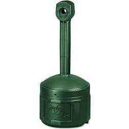 Justrite Original Smoker s Cease-Fire 16 Quart Polythylene Cigarette Butt Receptacles Forest