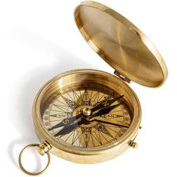 Authentic Models Pocket Compass Brass