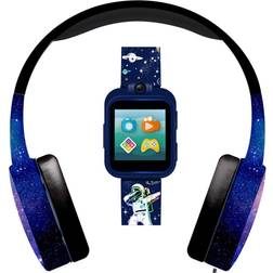 Playzoom Kids Spaceman Print Blue Silicone Strap with 42mm 2 Spaceman