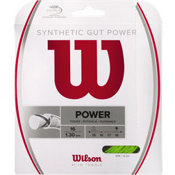 Wilson Synthetic Gut Power 16 Tennis String Set 16G