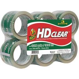 Duck Heavy-Duty Carton Packaging Tape 3"x55yds 6-pack