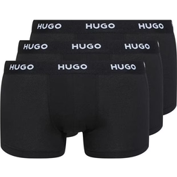 HUGO BOSS Logo Waistband Stretch Cotton Trunks 3-pack