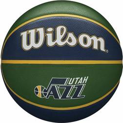 Wilson NBA Team Tribute Basketball Utah Jazz Blå