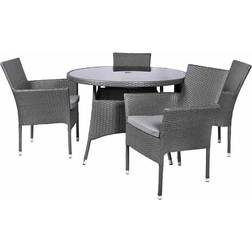 Royalcraft Malaga 4 Stacking Juego de comedor de patio