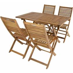 Charles Bentley FSC Acacia Patio Dining Set