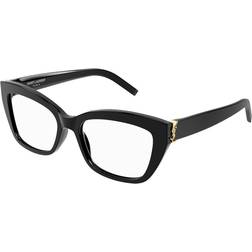 Saint Laurent SL M117 001 De Vue Femme Noires (Seulement Monture)