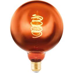 Eglo Globe LED bulb E27 G125 4W 2,000K filament copper