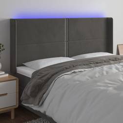 vidaXL LED-lys 163x16x118/128 Sengegavl