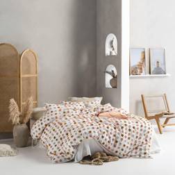 Linen House Polka Dot Duvet Cover Multicolour, Pink