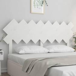 vidaXL 159,5x3x80,5 massivt fyrretræ Sengegavl