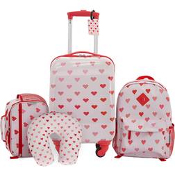 TCL Club 5-Pc Luggage Set Spinner Heart