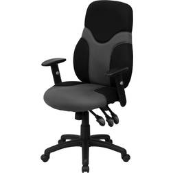 Flash Furniture BT-6001-GYBK-GG High Back Ergonomic Office Chair