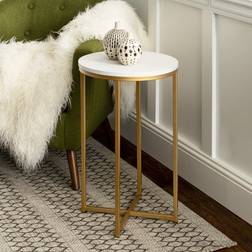 Walker Edison Furniture Company Modern Glam Square Small Table