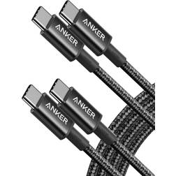 Anker 333 USB C to USB C Cable 6ft 100W 2-Pack 1.8m