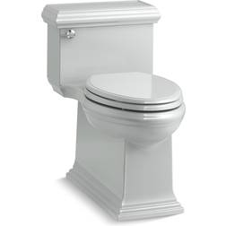 Kohler Memoirs Classic One-piece compact elongated toilet with skirted trapway, 1.28 gpf