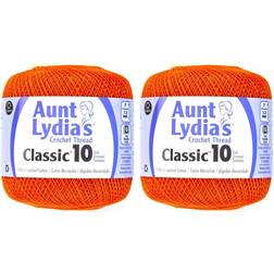 Coats Crochet Classic Crochet Thread, Pumpkin, 1050 Foot