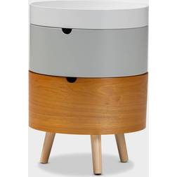 Baxton Studio 3 Tier Elison Bedside Table