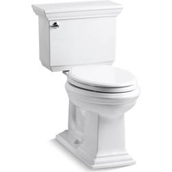 Kohler Memoirs Stately Two-piece elongated toilet, 1.28 gpf