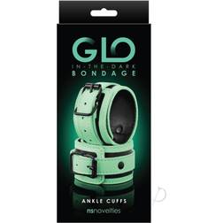 NS Novelties Glo Bondage Ankle Cuff Green in stock