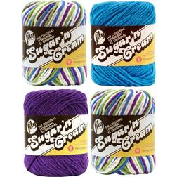 Lily Sugar n Cream The Original Yarn Black Currant 2.5oz(71g) Medium Cotton