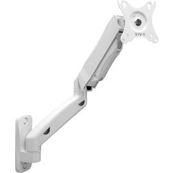 Vivo White Pneumatic Spring Extended Arm, Motion