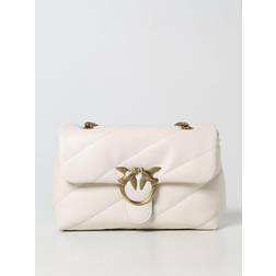 Pinko Borse. Bianco seta antique gold