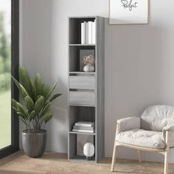 vidaXL Libreria Grigio Sonoma 36x30x171 cm In Legno Multistrato Scaffale per libri