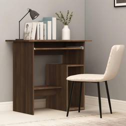 vidaXL Brown oak Study Writing Desk
