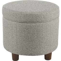 HomePop Round Storage Ottoman