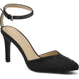 Adrienne Vittadini Women's Norena Embellished Sandals Black Black