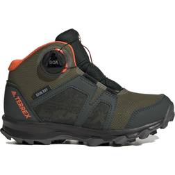 Adidas Kid's Terrex Boa Mid R.Rdy Hiking Shoes - Shadow Green/Pulse Olive/Impact Orange