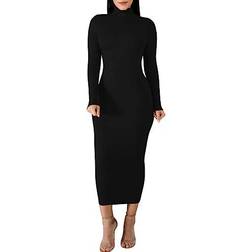 Boriflors Women's Sexy Basic Bodycon Party Long Pencil Dress