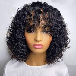 Luvme Short Curly Wig 10 inch Black