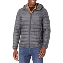 Amazon Essentials Men's Lightweight Packable Hooded Puffer Jacket