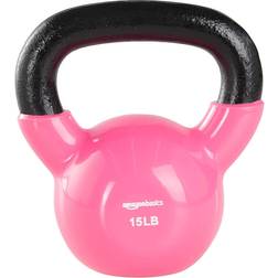 Amazon Basics Vinyl-Coated Cast Iron Kettlebell 7kg